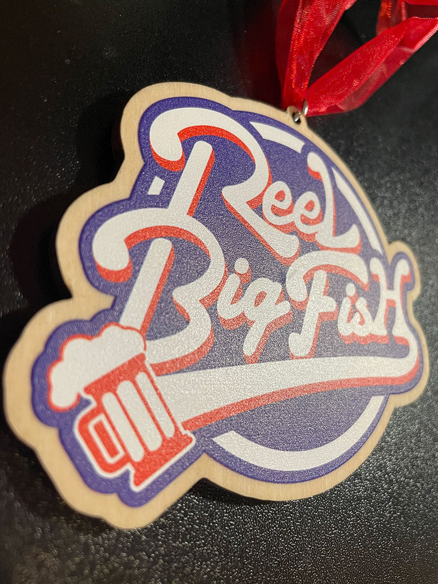 Beers logo wood ornament