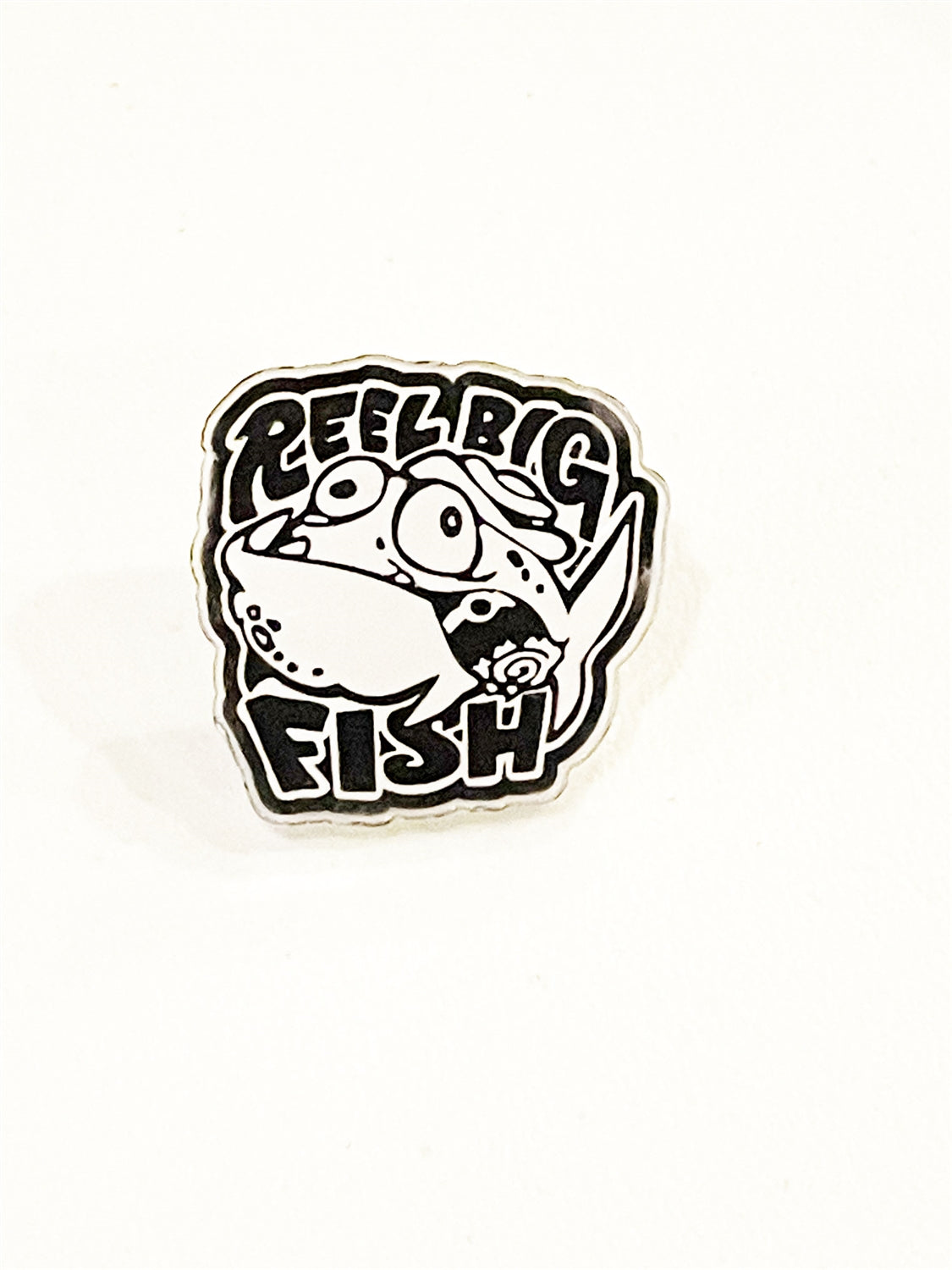 Silly Fish acrylic pin