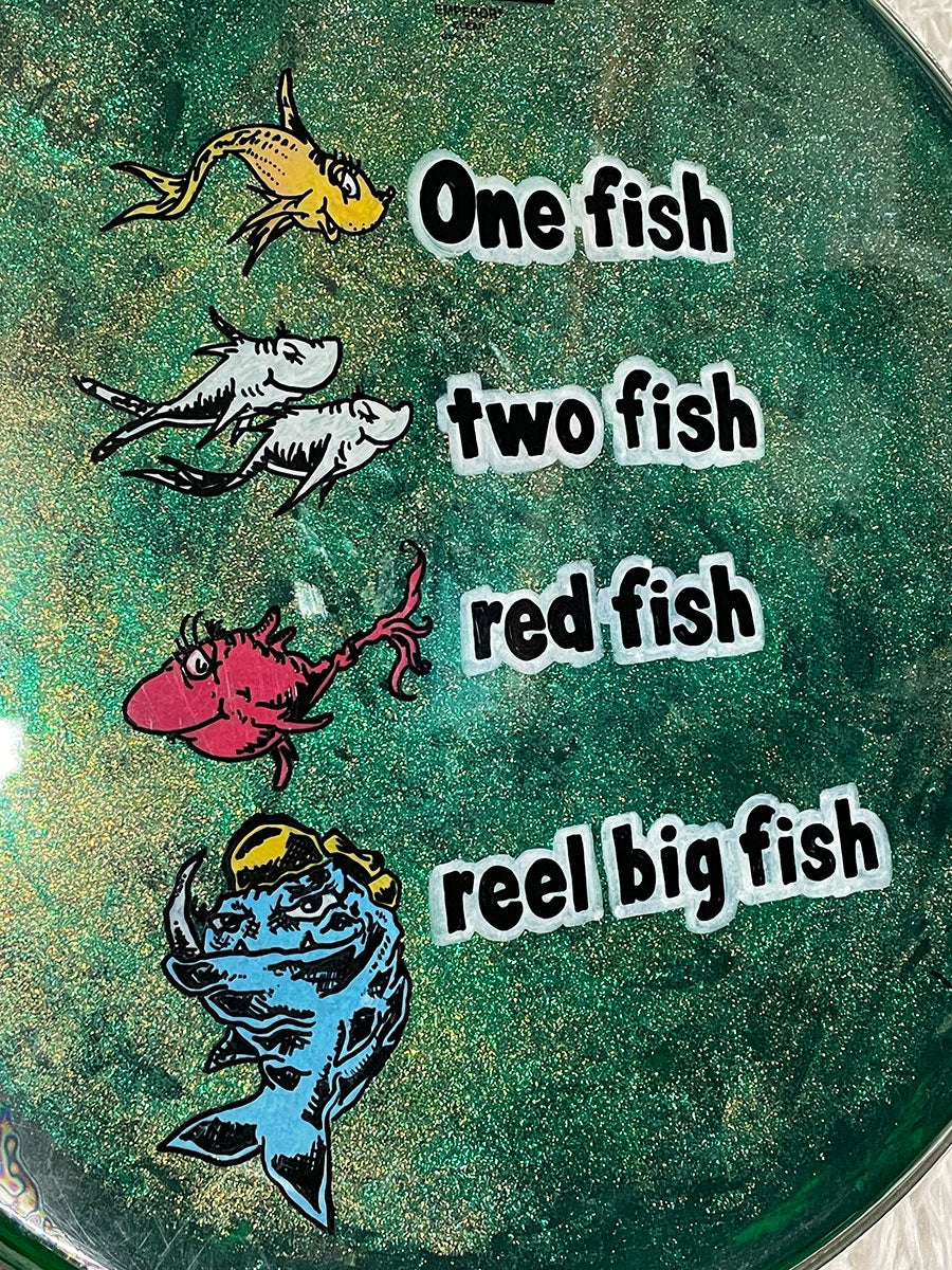 Peau de batterie pailletée One Fish 16"