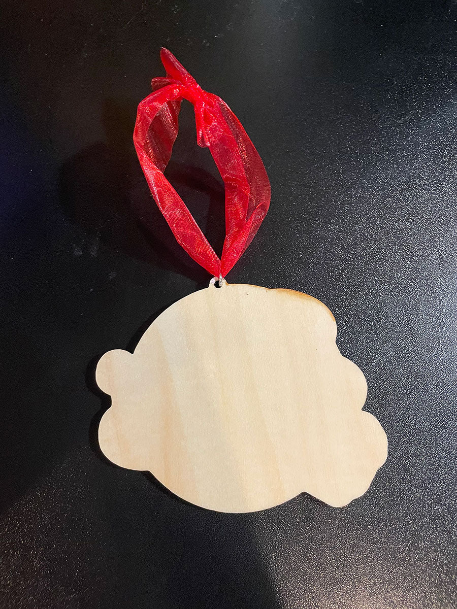 Beers logo wood ornament