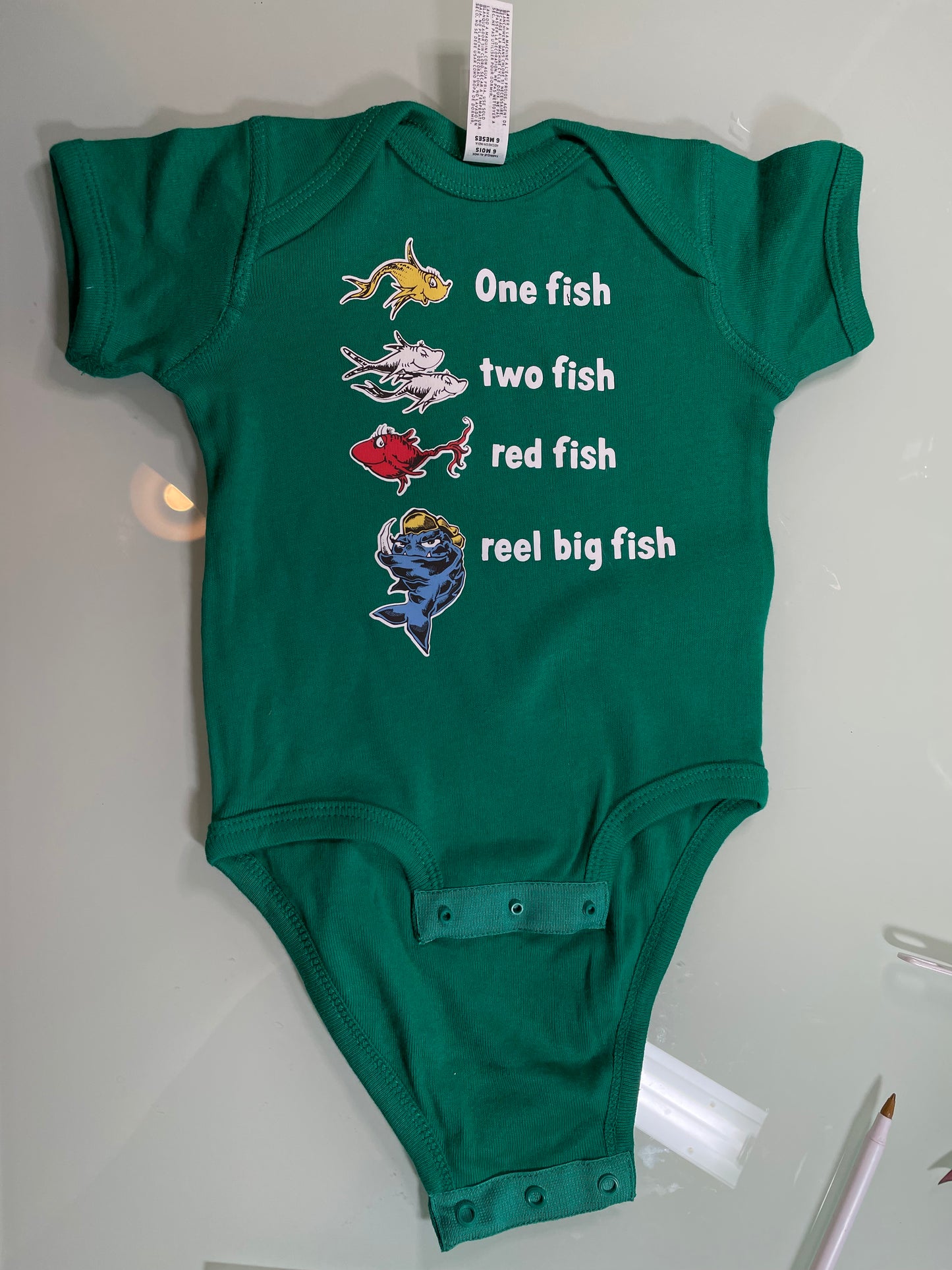 Grenouillère pour bébé One Fish