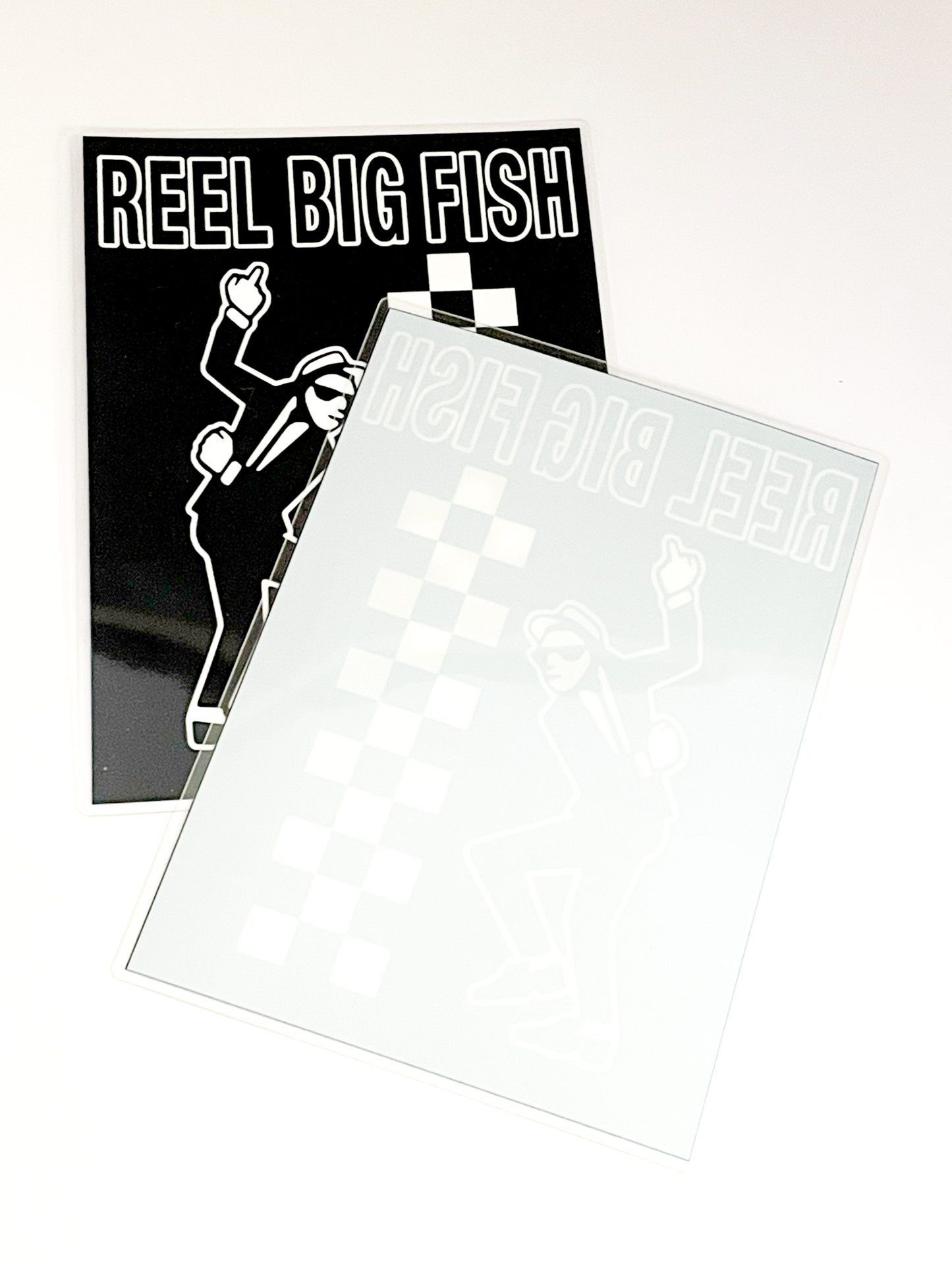 Skafinger clear glossy sticker