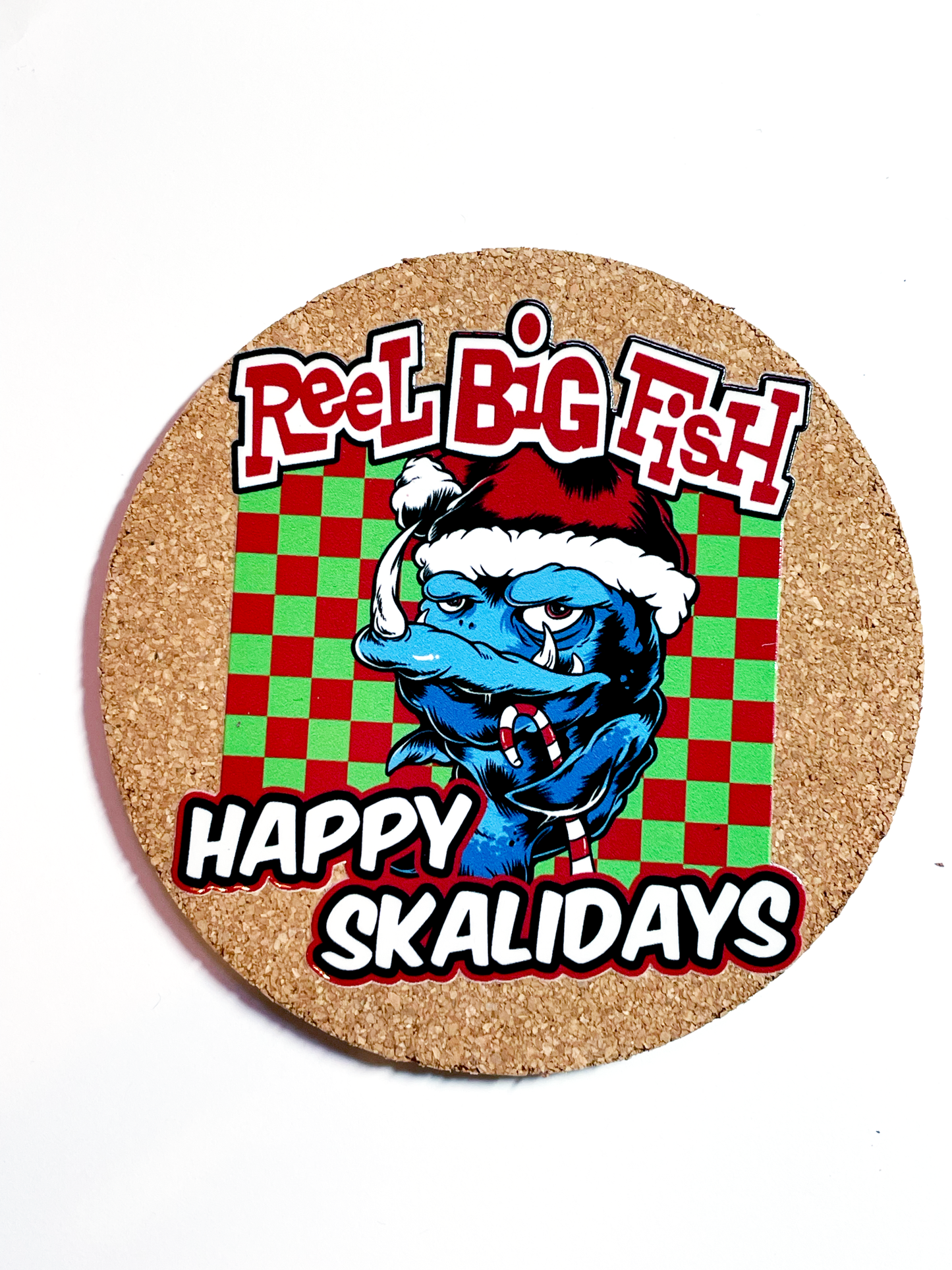 Happy Skalidays cork coaster