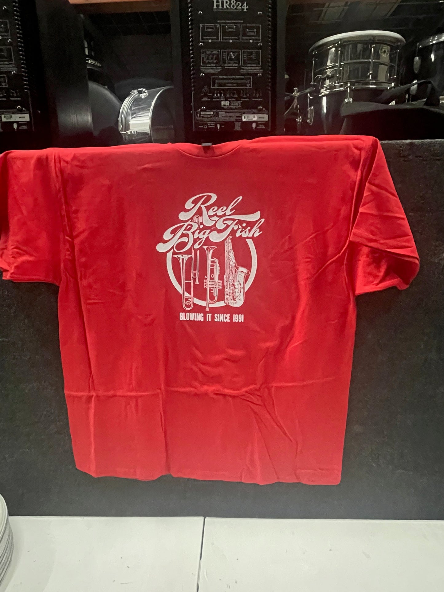 Blowing It tee - red