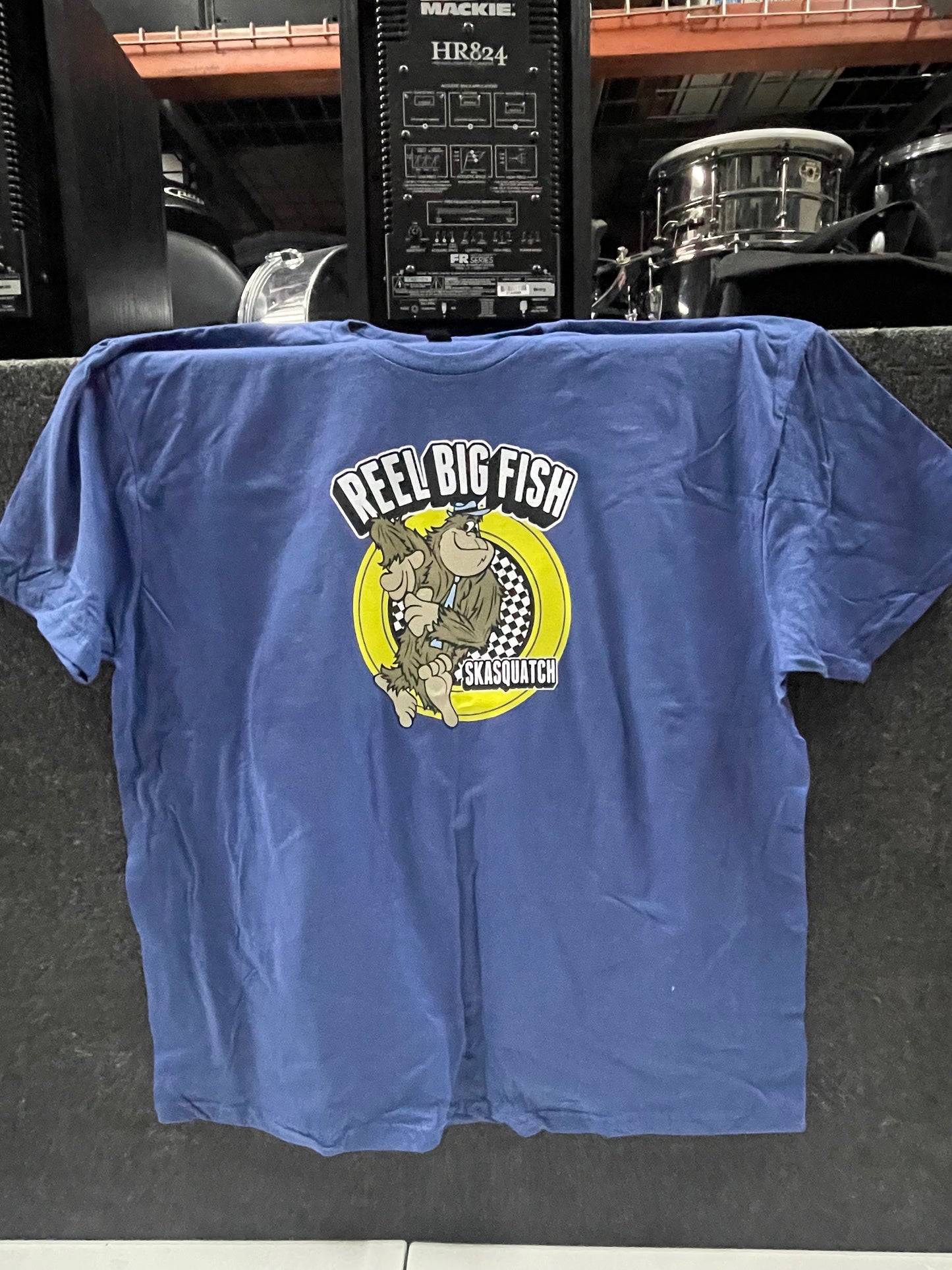 Blue Skasquatch tee - size 2XL