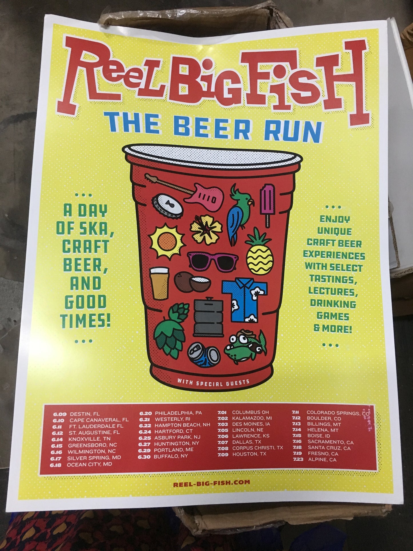 Beer Run 2017 Tour Poster