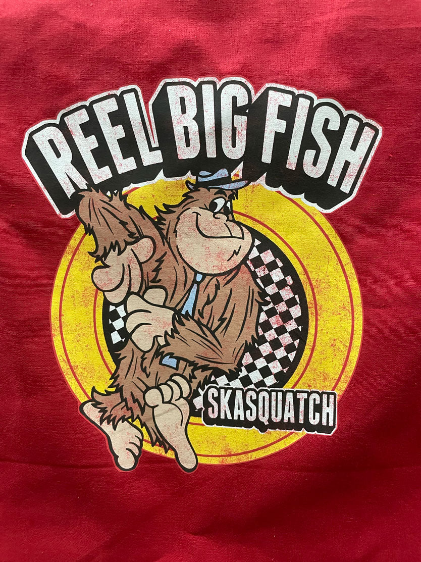 Skasquatch Tote Bag - red