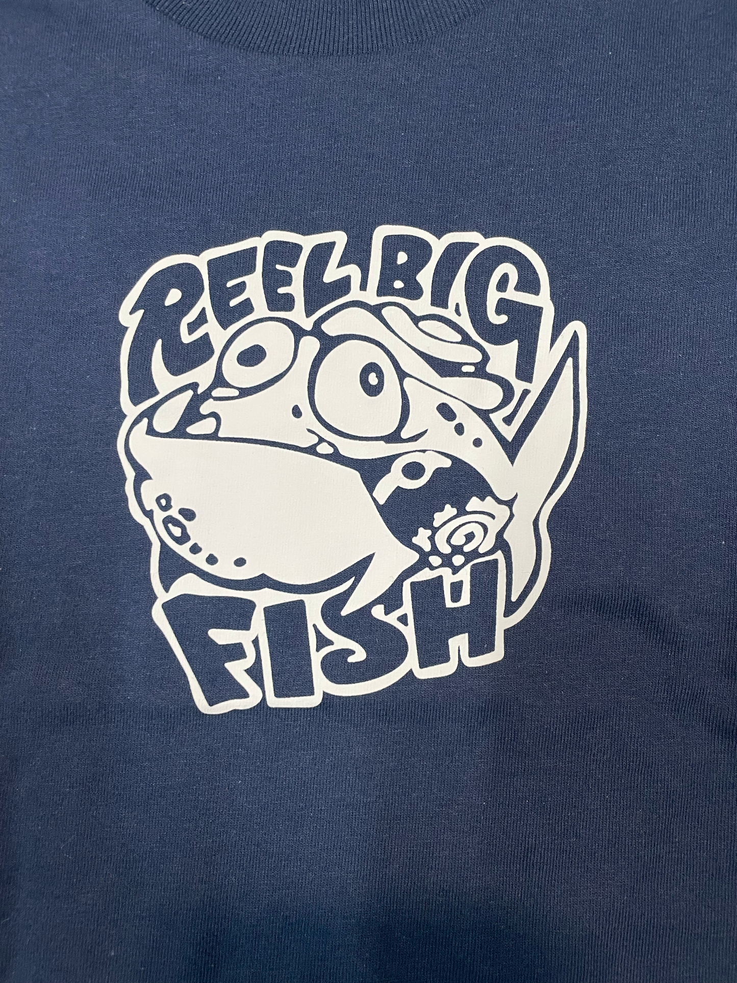 Classic Silly Fish - navy tee - 4T