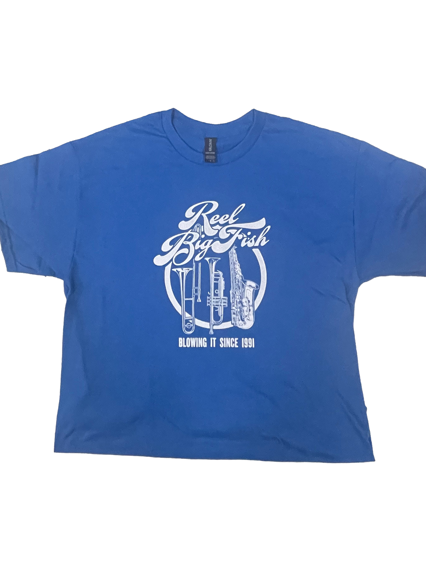 T-shirt Blowing It - bleu