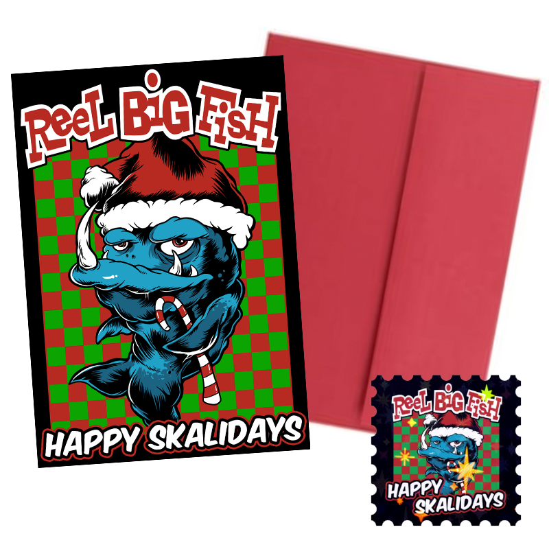 Happy Skalidays holiday card set
