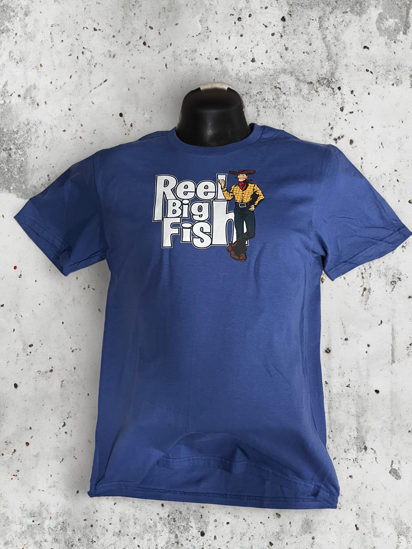 Cowboy logo tee - blue