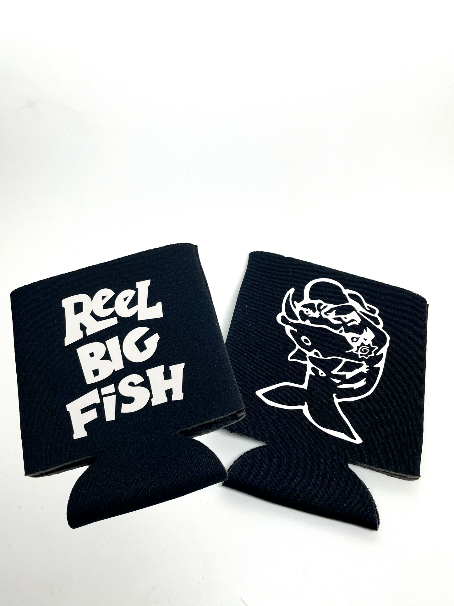 Mean Fish double-sided can koozie