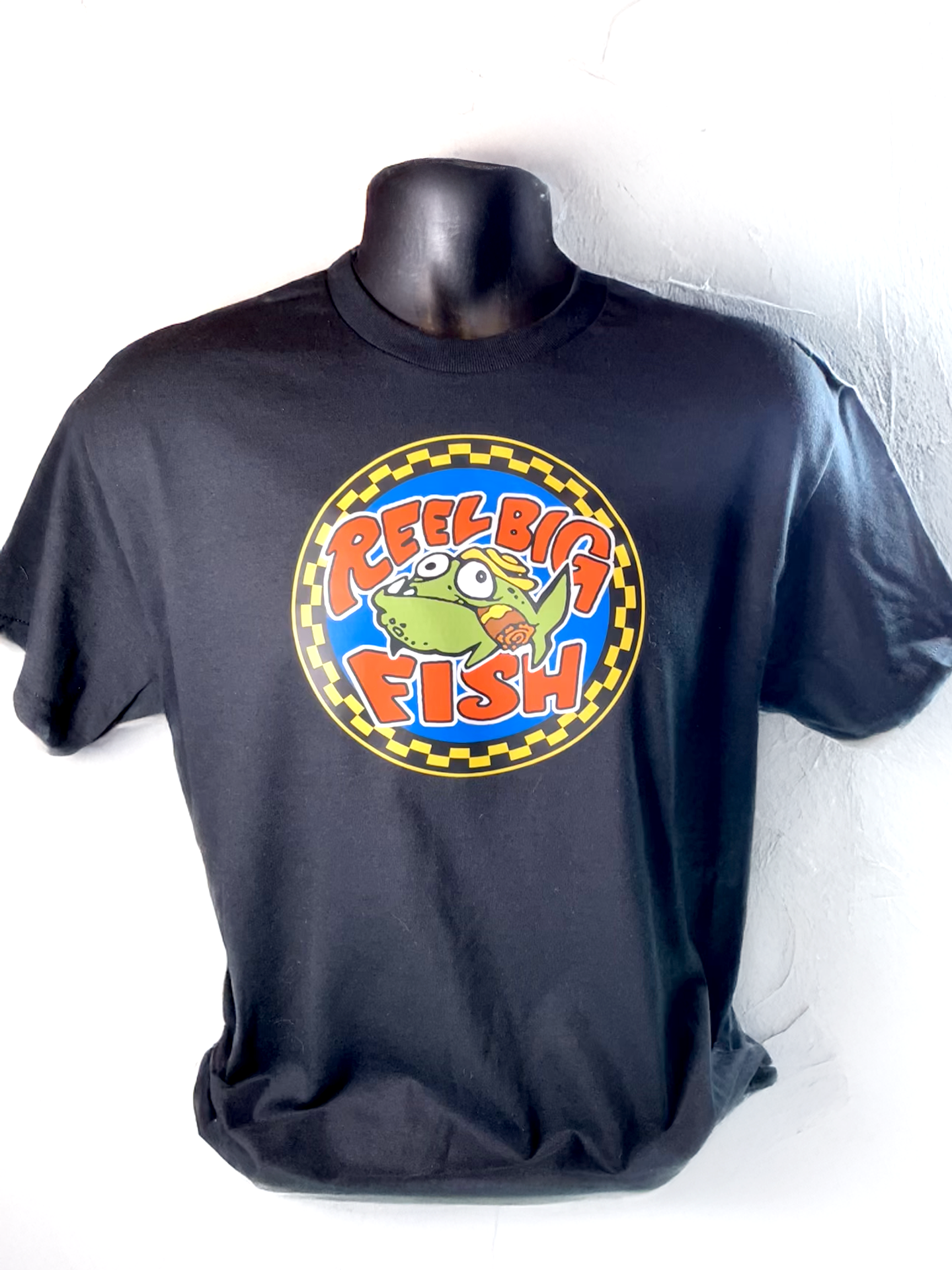 Silly Fish round logo - black