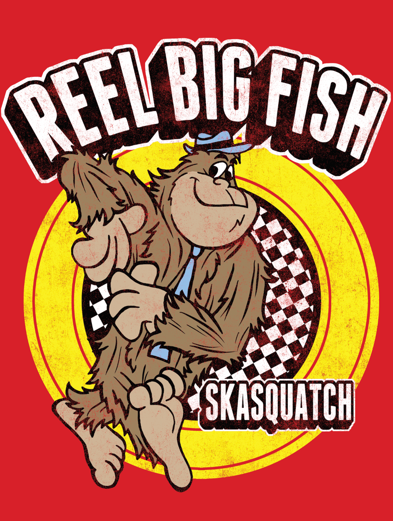 T-shirt Skasquatch - rouge