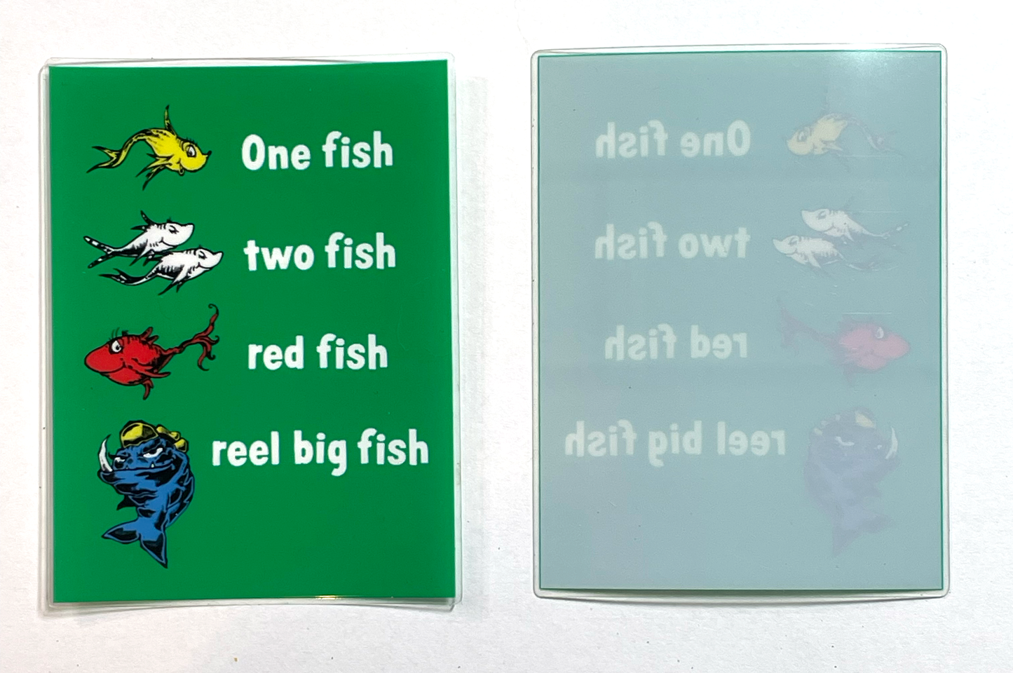 One Fish Clear Glossy sticker