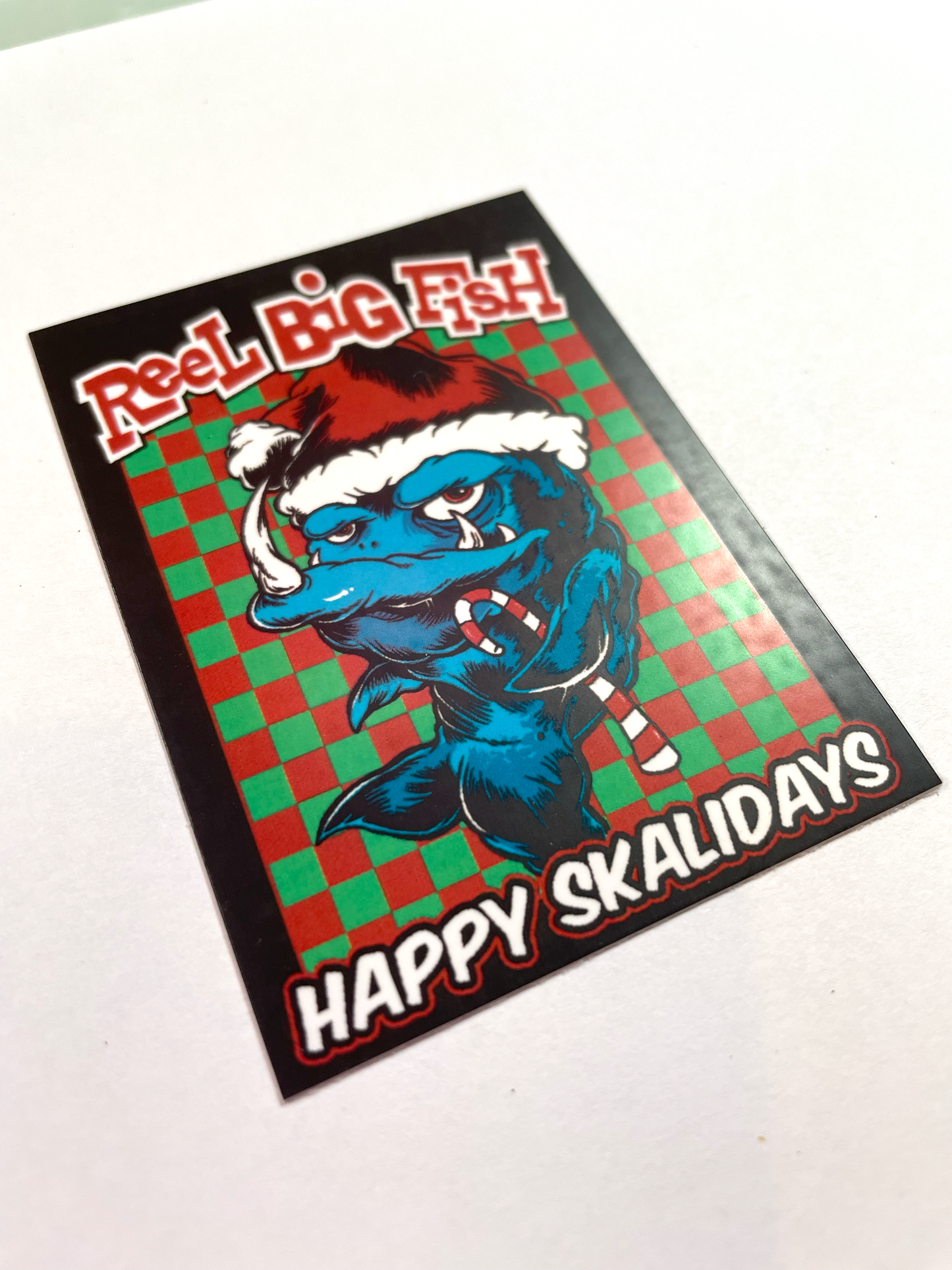 Happy Skalidays rectangle economy sticker