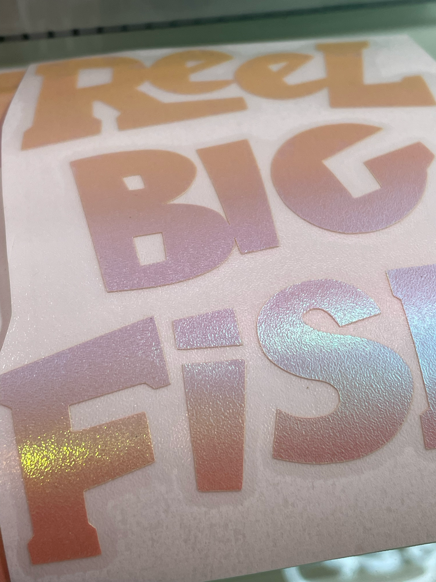 Iridescent Vinyl Logo sticker