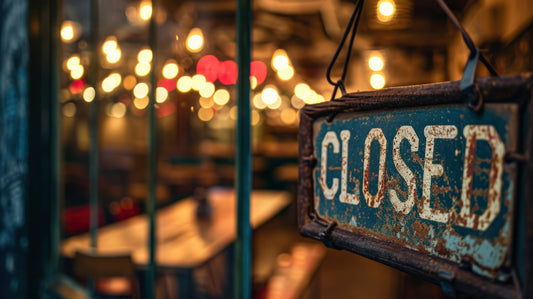 We will be closed October 11 - November 10