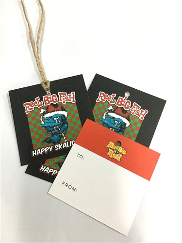 Happy Skalidays gift tags (set of 2)