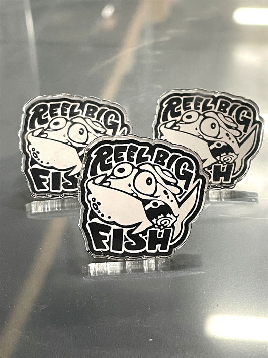 Silly Fish acrylic pin