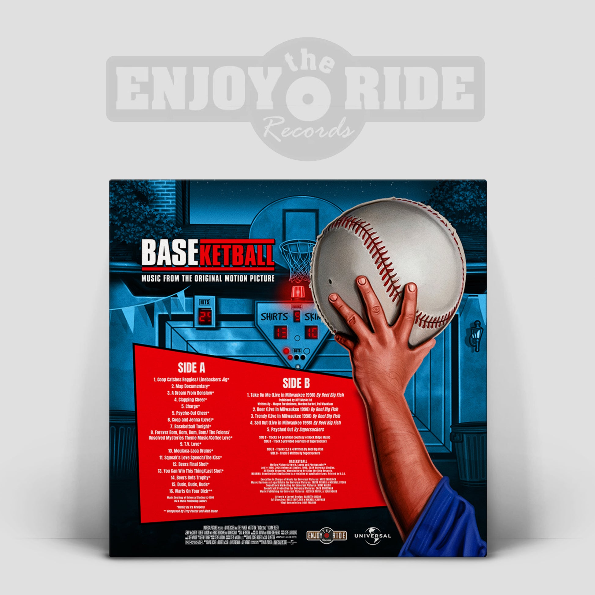 BASEketball (Music from the Original Motion Picture) vinyl - Milwaukee The Fishmarket: Reel Big Fish webstore BASEketball (Music from the Original Motion Picture) vinyl - Milwaukee The Fishmarket: Reel Big Fish webstore