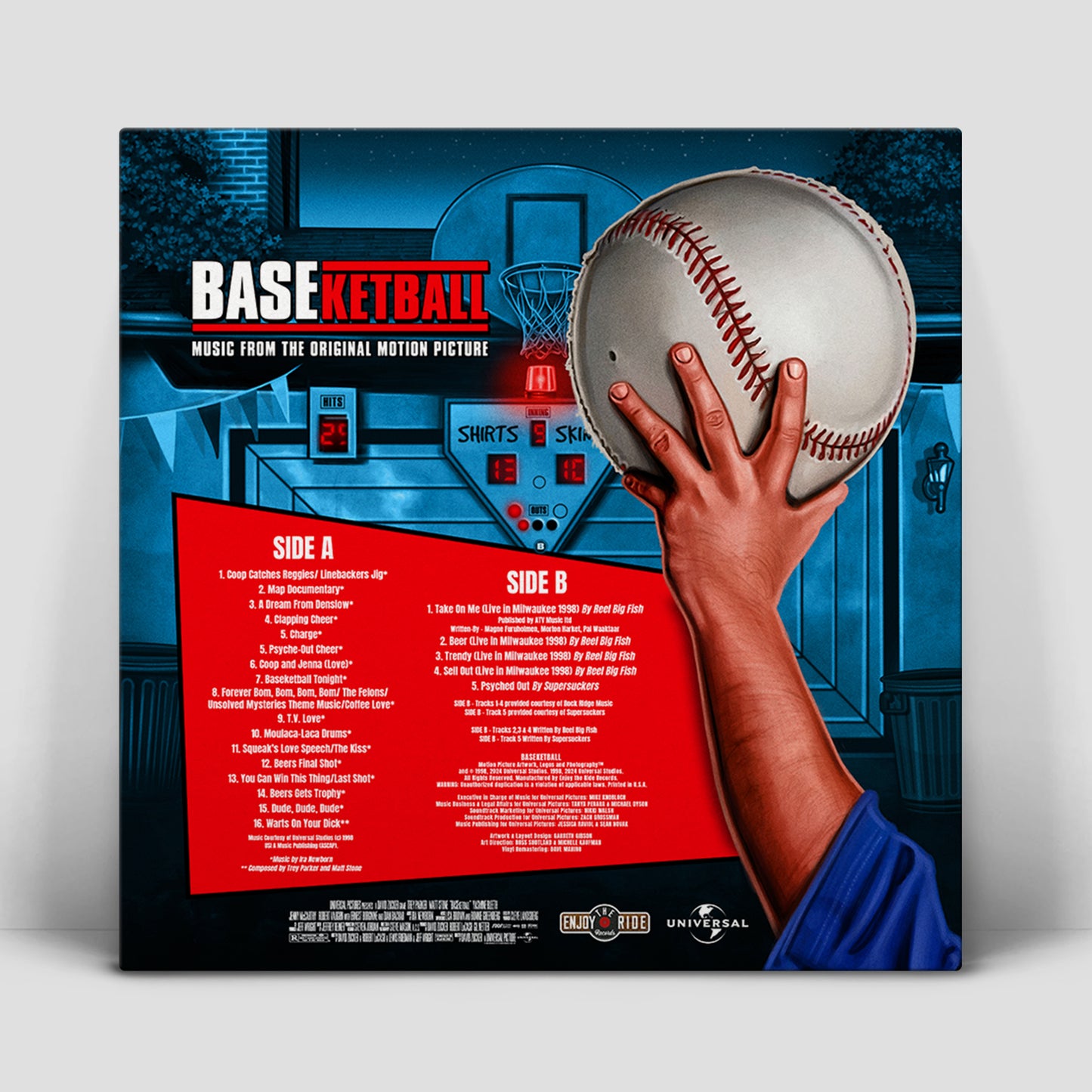 BASEketball (Music from the Original Motion Picture) deluxe edition vinyl - Beers Home Jersey variant
