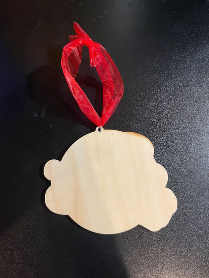 Beers logo wood ornament