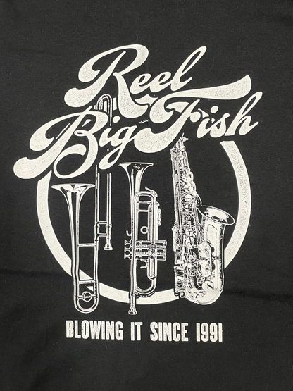 T-Shirt „Blowing It“ - schwarz