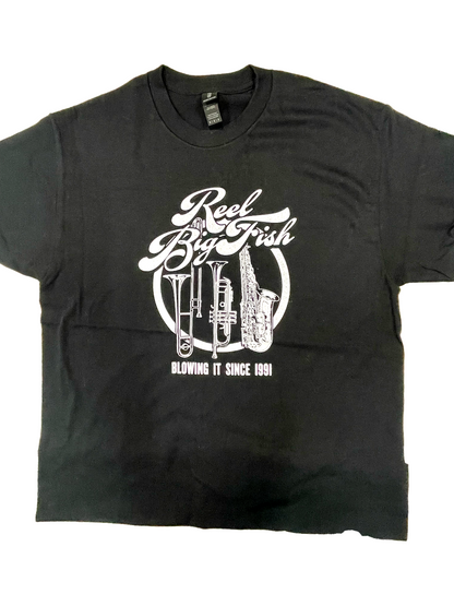 T-Shirt „Blowing It“ - schwarz