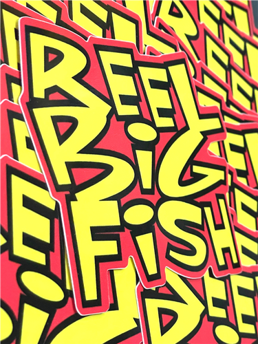 Retro Logo large diecut vinyl sticker