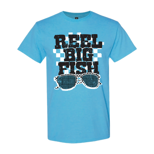 Checkered Glasses Tee (Teal)