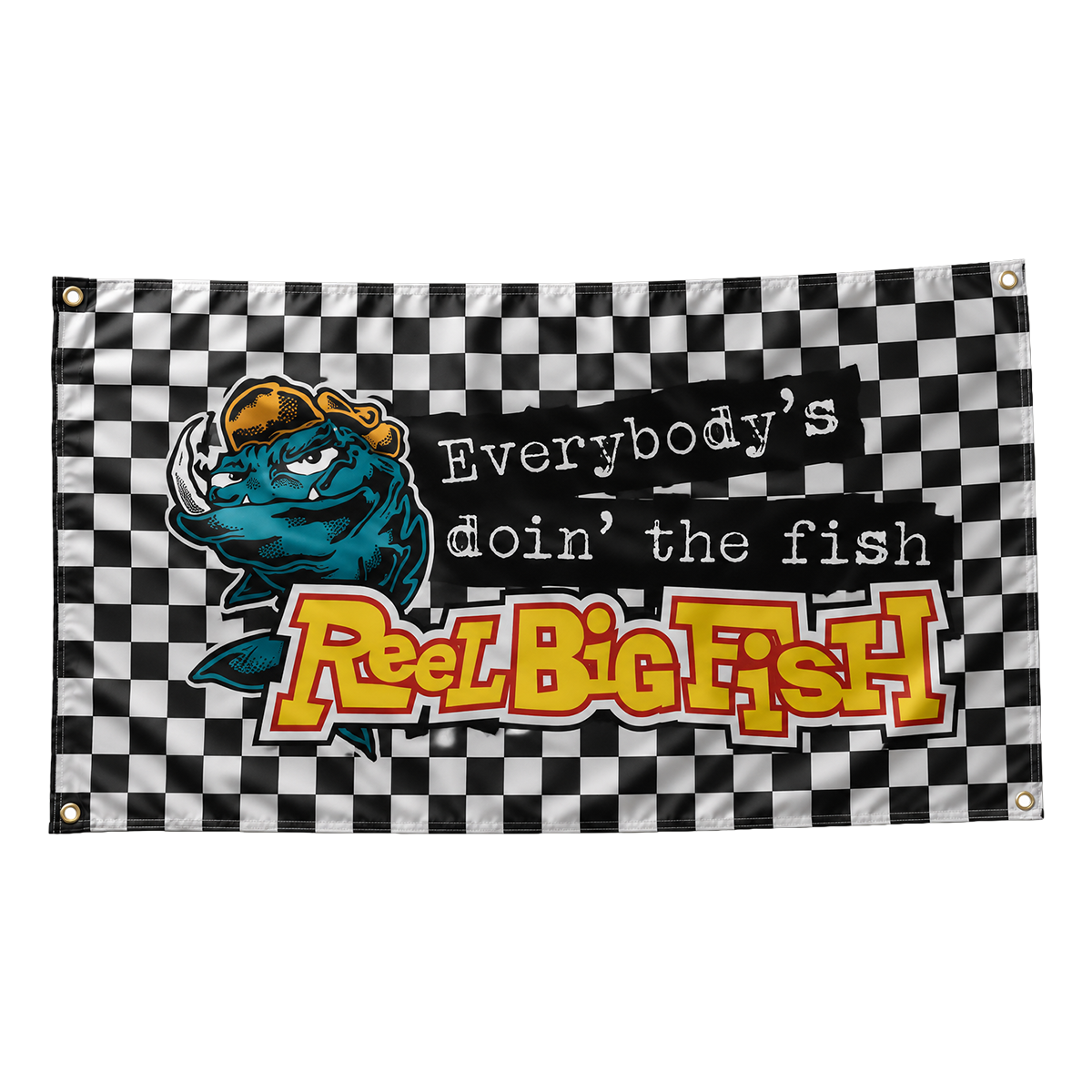 Checkered Wall Flag