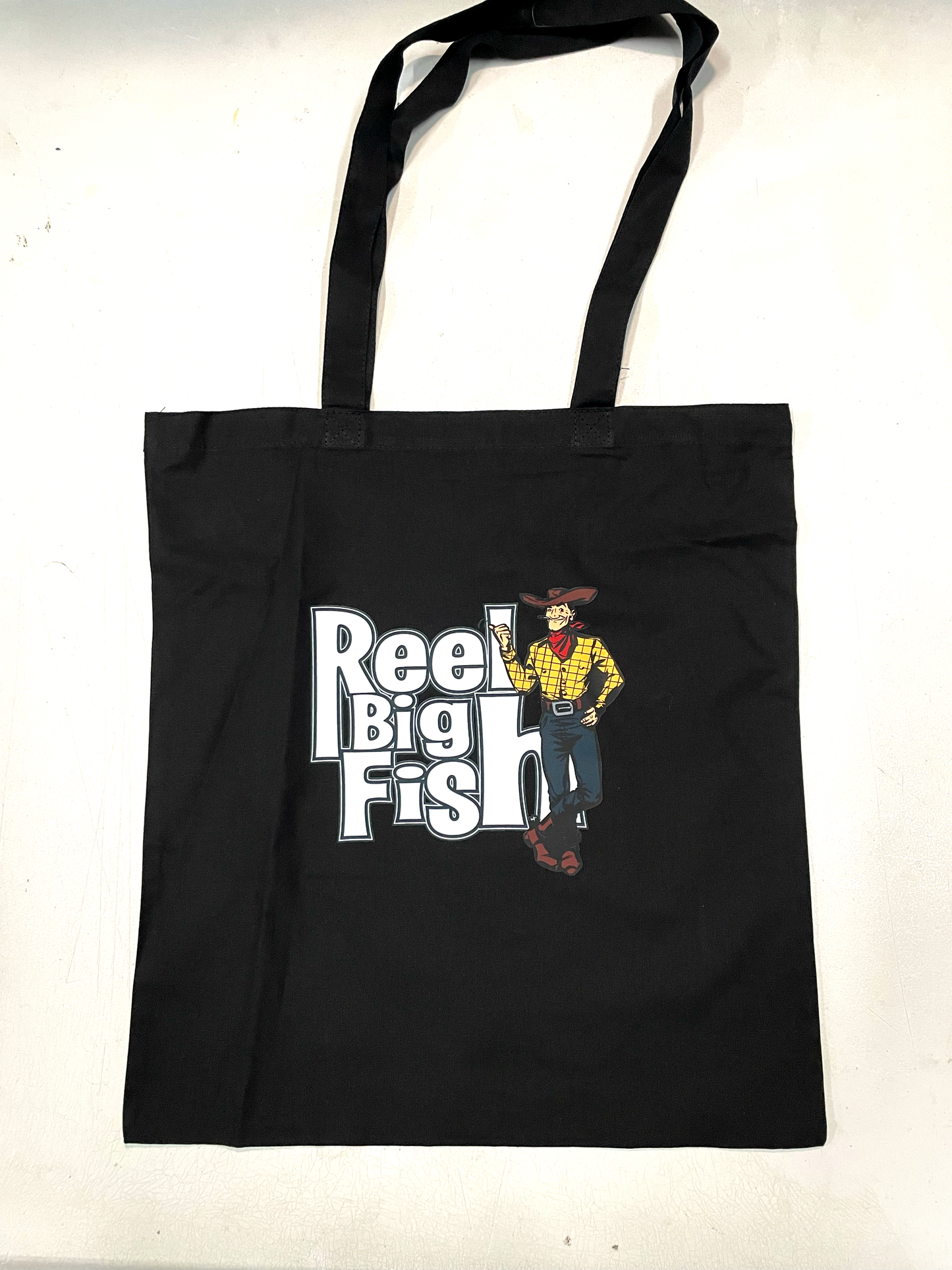 Cowboy Logo Tote Bag - black