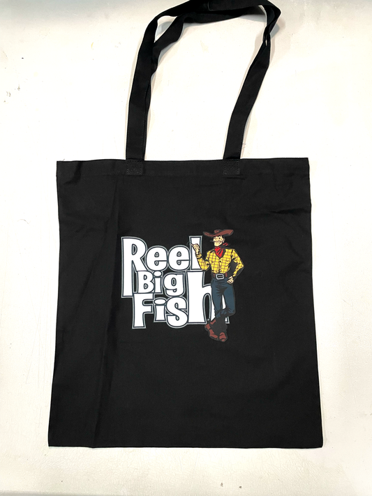 Cowboy Logo Tote Bag - black