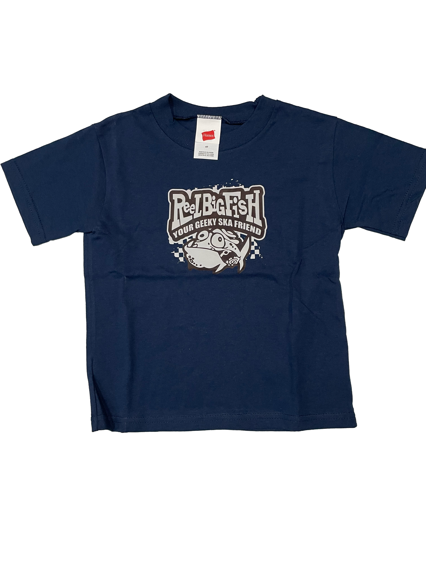 Geeky Ska Friend tee - 4T navy