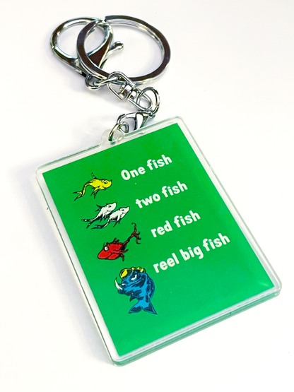 One Fish acrylic keychain