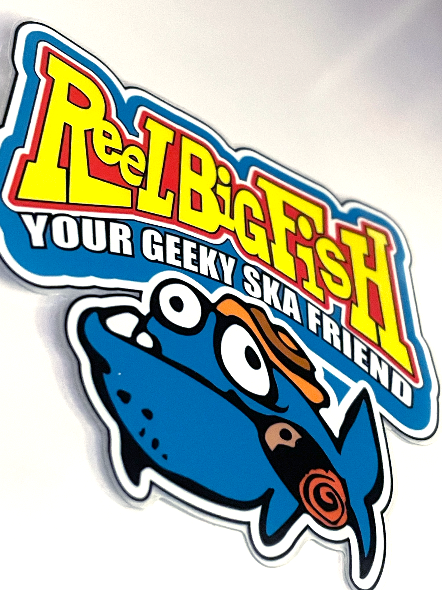 Geeky Friend Clear Glossy sticker