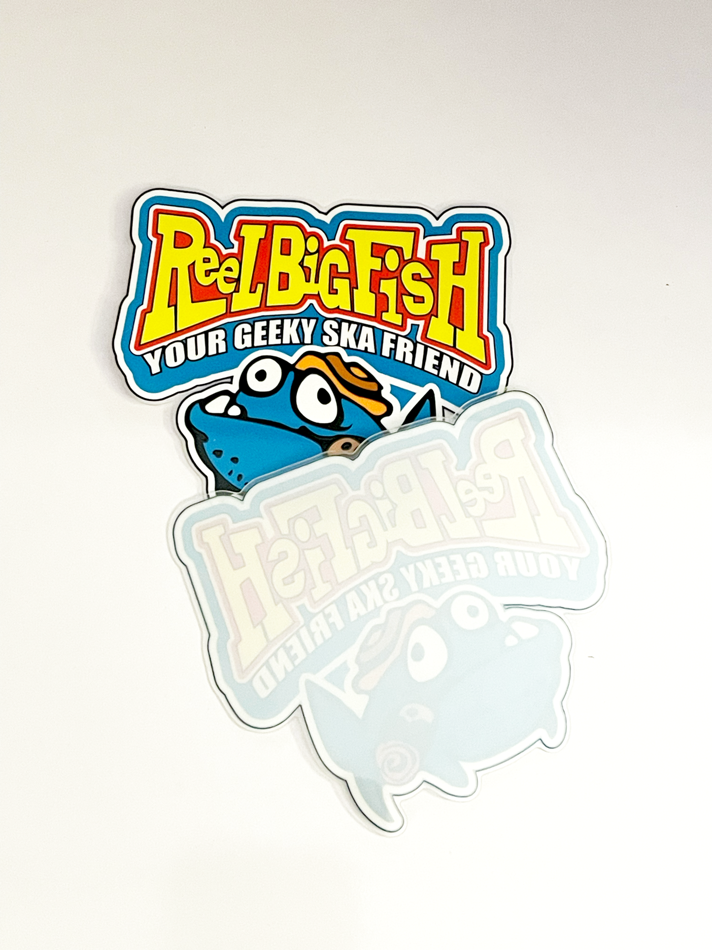 Geeky Friend Clear Glossy sticker