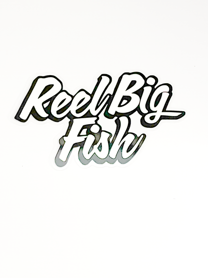 Script Logo clear glossy sticker