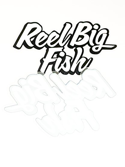 Script Logo clear glossy sticker