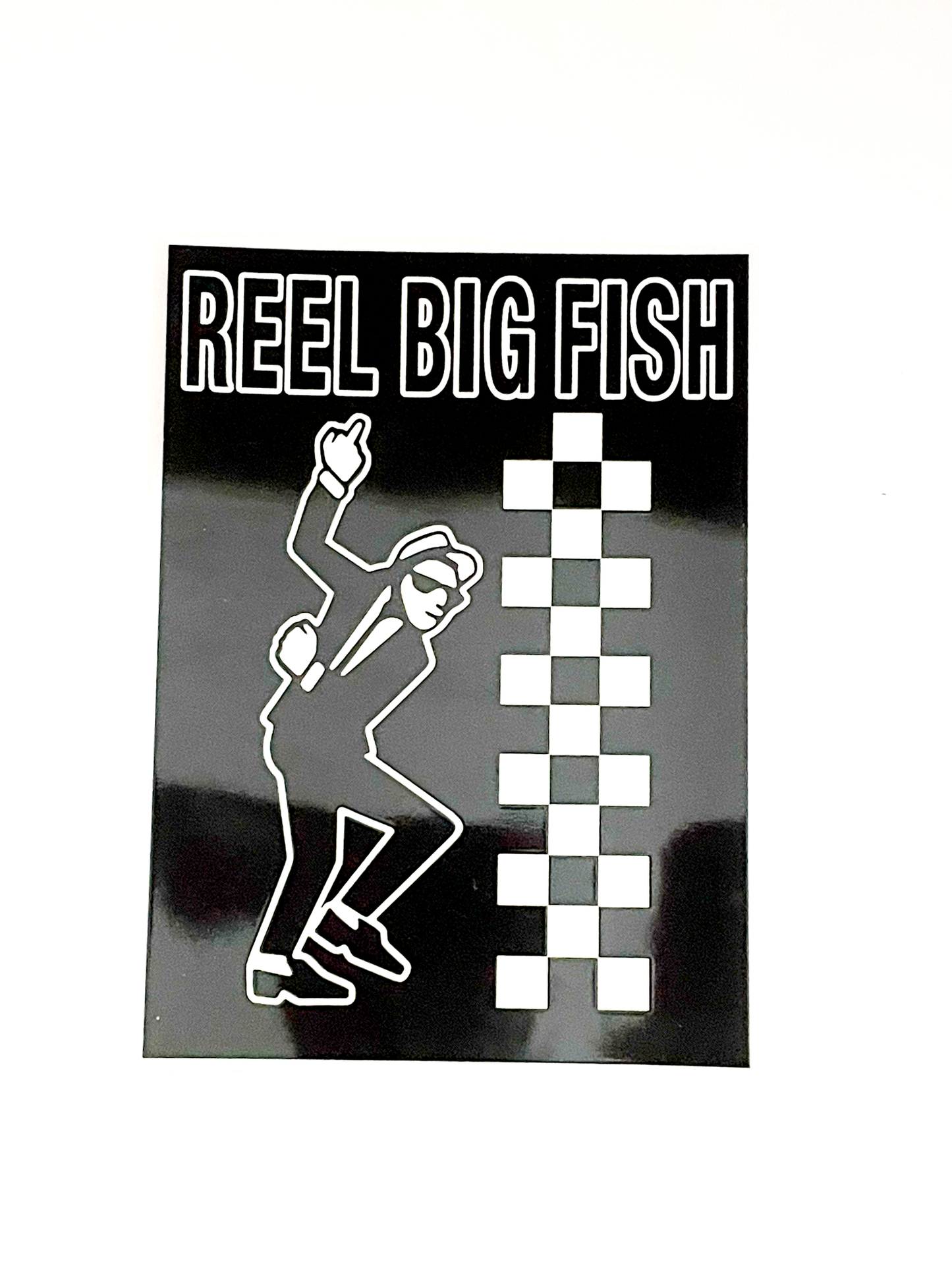 Skafinger clear glossy sticker