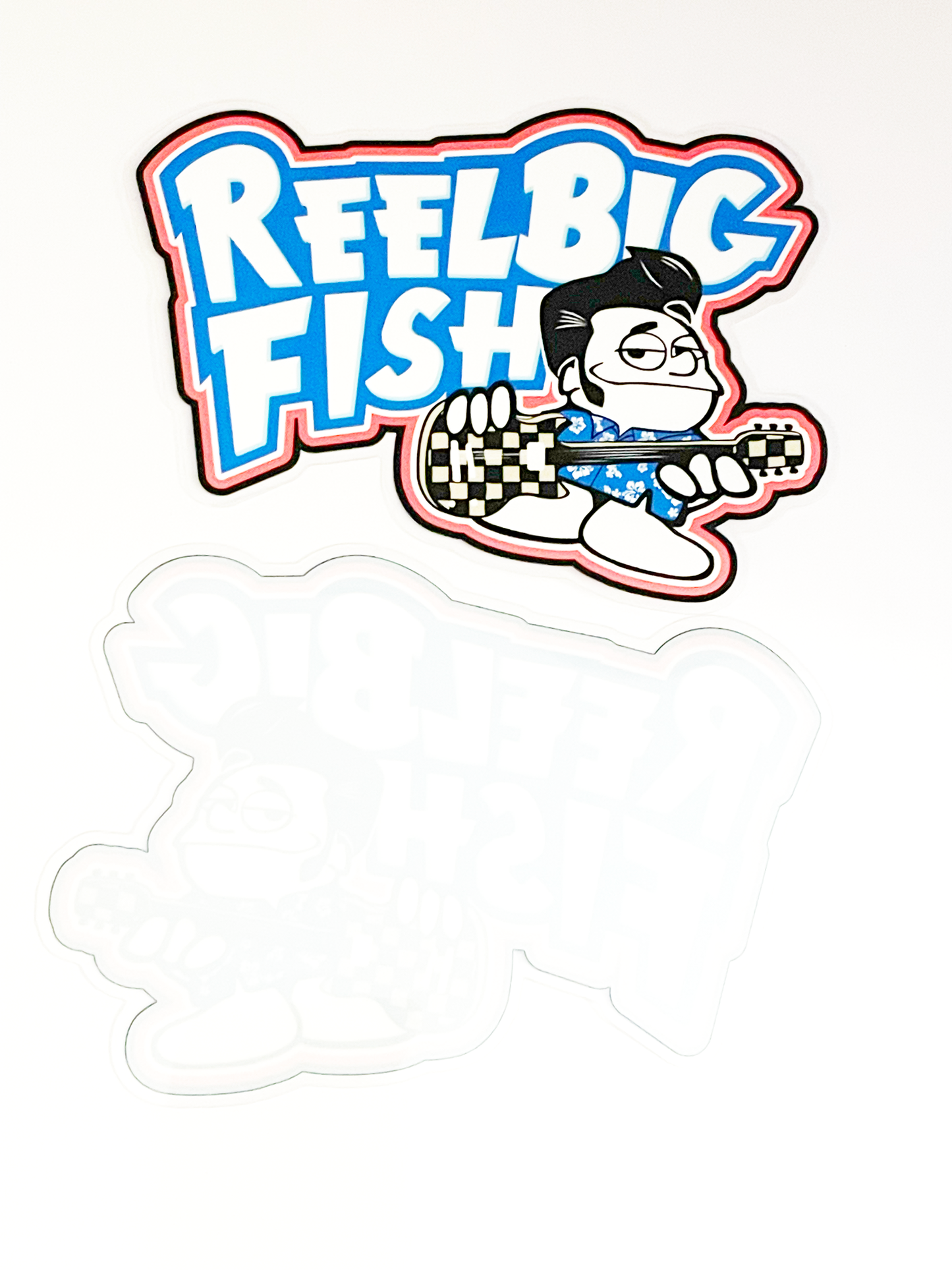 Punchy Logo clear glossy sticker