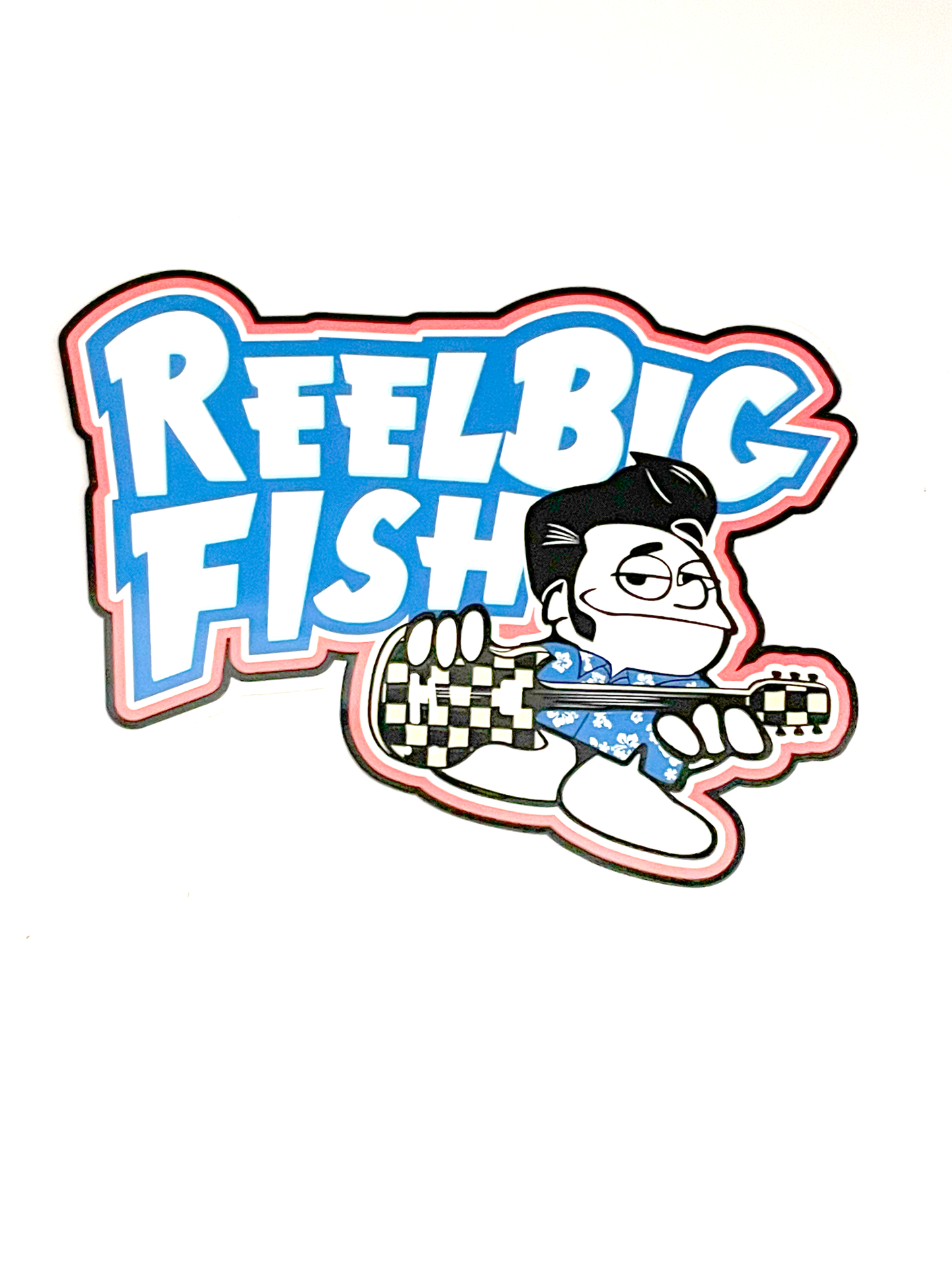 Punchy Logo clear glossy sticker