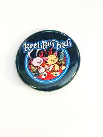 6-pack pinback buttons: Throwback Collection