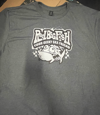 Geeky Ska Friend tee - heather grey