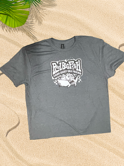 Geeky Ska Friend tee - heather grey