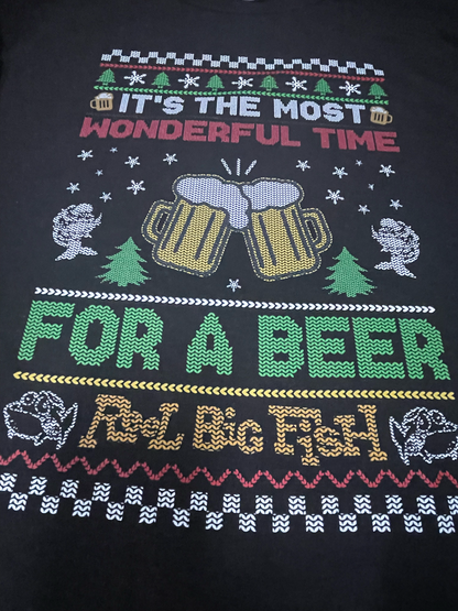 Skalidays Ugly Christmas long-sleeved black tee