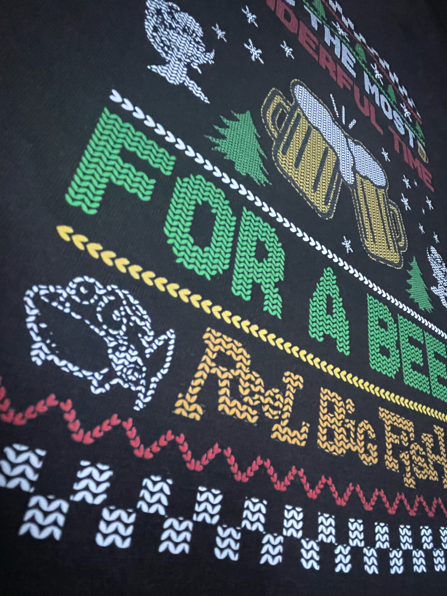 Skalidays Ugly Christmas tee - black