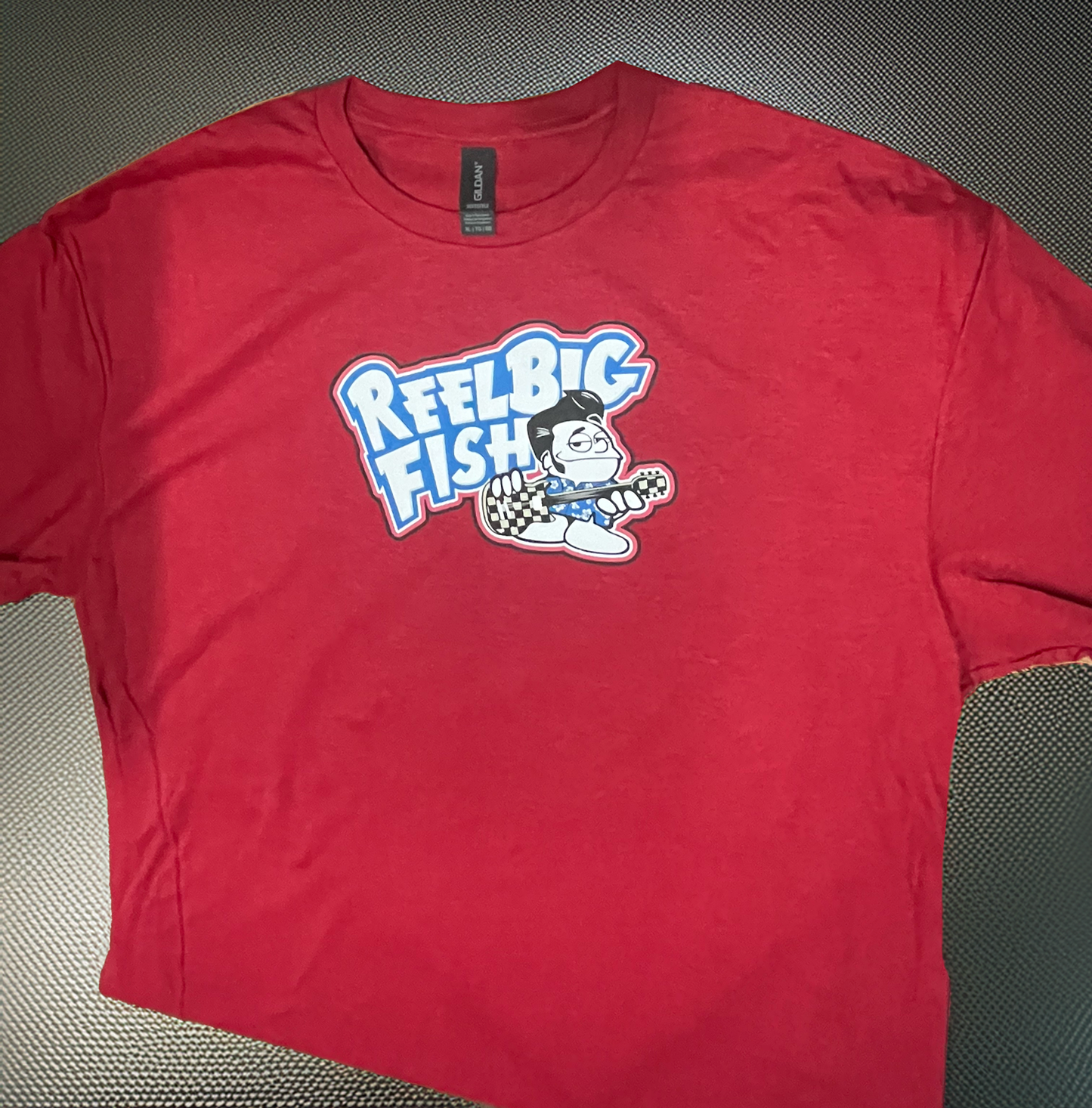 Punchy logo tee - red (adult & kid sizes)