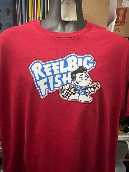 Punchy logo tee - red (adult & kid sizes)